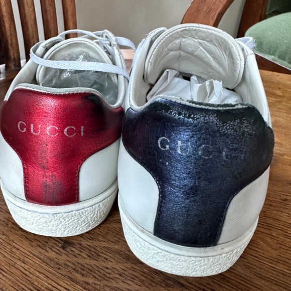 WOMEN'S GUCCI ACE SNEAKER WITH WEB - Picture 5 of 8